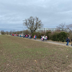 Auf dem Weg zum Planetarium.