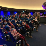 Der große Saal im Planetarium.